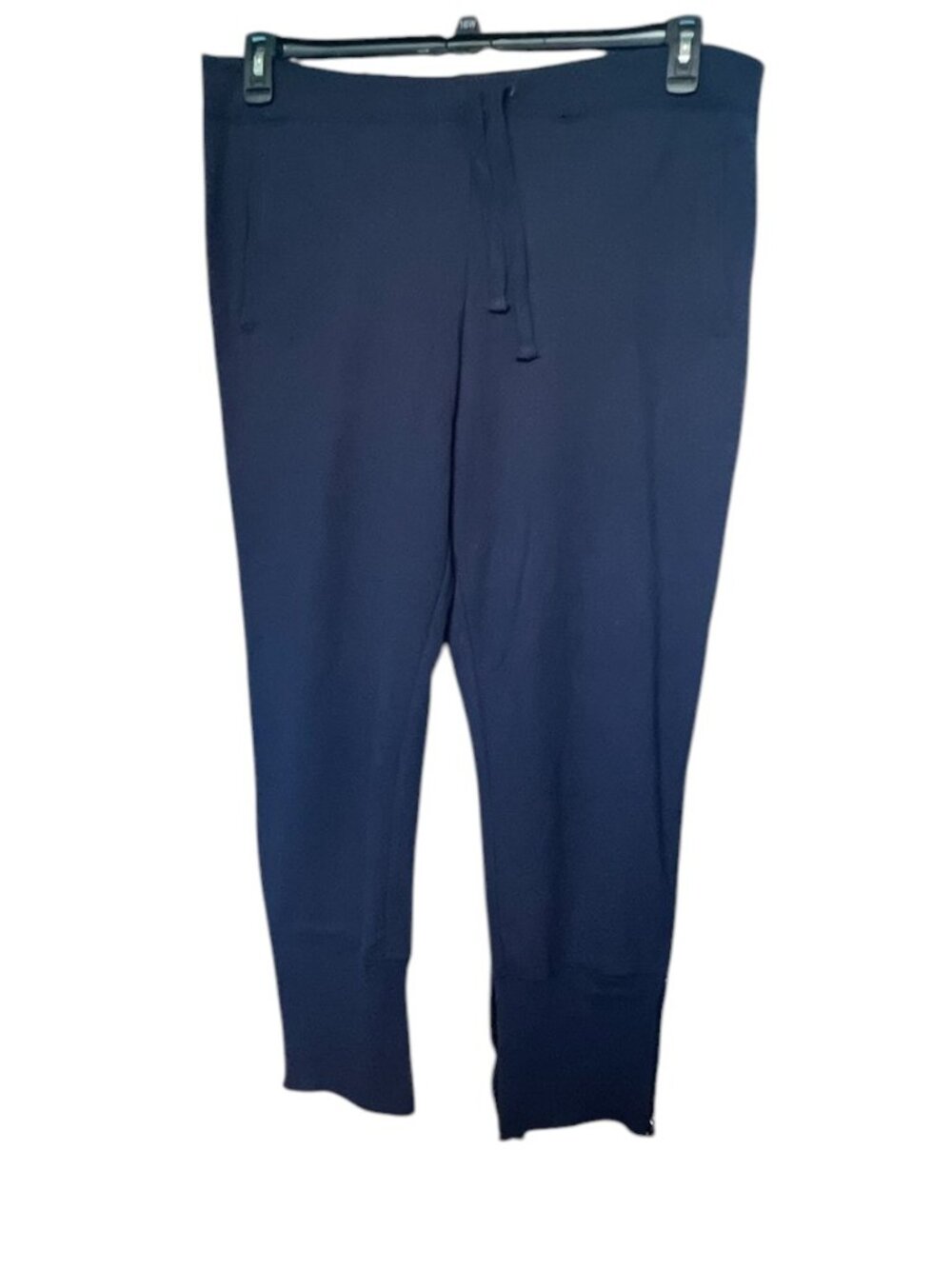 GapFit Women’s Navy Vintage Zip Jogger Sweatpants Size XL Ankle Zips